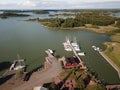 A small harbor in the arghipelago of Finland