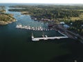 A small harbor in the arghipelago of Finland