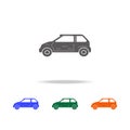 Small hatchback car icon. Types of cars Elements in multi colored icons for mobile concept and web apps. Icons for website design