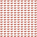 Small hearts, gift or cloth paper, pattern, repeating pattern Royalty Free Stock Photo