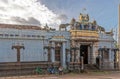 Small Hindu Shiva Temple at the street at Negombo
