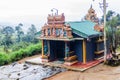 Small hindu temple near Nanu Oya village, Sri Lan Royalty Free Stock Photo