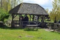 a small historical cornmill in the Netherlands