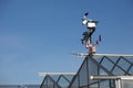 Small hitech meteo station with anemometers