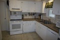 Small home renovated kitchen staged and ready for sale