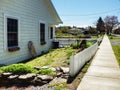 Small home with white picket fence Royalty Free Stock Photo