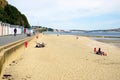 Small Hope beach after lockdown at Shanklin, Isle of Wight