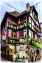 Small hotel in Obernai, Alsace, France