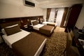 Small Hotel Room With Three Single Beds