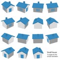 A small house with 15 angles