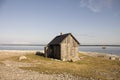 Small house on the beach Royalty Free Stock Photo