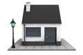 small house home estate construction Royalty Free Stock Photo