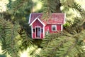 Small house nature tree green Royalty Free Stock Photo