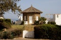 Small house from palm trees