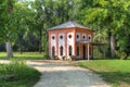 Small house in Racconigi Park. Royalty Free Stock Photo