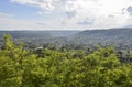 Small houses on a hill near the ancient French village Saint-Paul-de-Vence, Provence Royalty Free Stock Photo