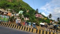 Small houses on hill at Visakhapatnam with green coverage