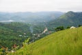 The small houses in the jungle in the Sajak Valley are a beautiful little town