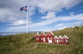 Small Houses at Strandarkirkja, Selvogur, Iceland 1