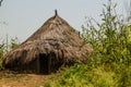 Small hut near Arba Minch, Ethiop Royalty Free Stock Photo