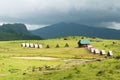 small huts