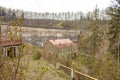 Small hydropower plant Zlotniki, view of the dam