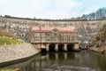 Small hydropower plant ZÃâot Small hydropower plant Zlotniki, view of the damnik