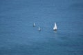 sailboats in the mediterranean sea, Alicante Spain