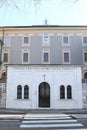 Small institute of his sacred family in Castelletto Royalty Free Stock Photo