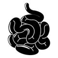 Small intestine icon , simple style