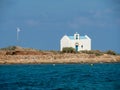 Island of Afentis Christos near the island of Crete, Greece Royalty Free Stock Photo