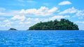 Small Island Ile Seche and Moyenne Island, Republic of Seychelles, Africa Royalty Free Stock Photo