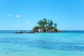 Small island, Island Mahe, Republic of Seychelles, Africa Royalty Free Stock Photo