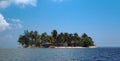 Small island in the keys of Utila, Bay Islands, Honduras