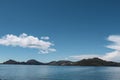 Small island on lake titicaca in Bolivia Royalty Free Stock Photo
