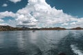 Small island in lake titicaca Royalty Free Stock Photo