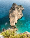 Small island mizithres in zante island