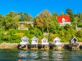 Small island in the Oslo Fjord, Norway Royalty Free Stock Photo