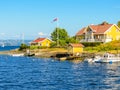 Small island in the Oslo Fjord, Norway Royalty Free Stock Photo