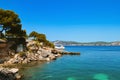 Small island in the sea, blue, sky