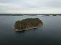 A small island someware in arghipelago of Finland