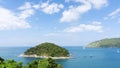 Small island in tropical andaman sea beautiful landscapes nature Royalty Free Stock Photo