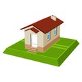 Small isometric house