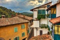 Small italian town. Barolo, Italy. Royalty Free Stock Photo