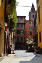 Small italian winery in the old town