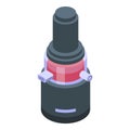 Small juicer icon isometric vector. Food machine