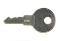 Small key isolated on white Royalty Free Stock Photo