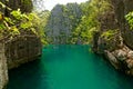 Small lagoon at Coron Island, Philippines Royalty Free Stock Photo