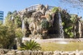 Small lake in the Genoves Park, Cadiz, Andalusia, Spain Royalty Free Stock Photo