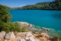 Small lake in Mljet national park, travel destination, outdoor excursion in a natural paradise. Mljet island, Croatia